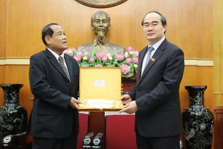 Укрепление сотрудничества между фронтами Вьетнама и Камбоджи - ảnh 1